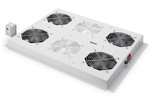 Digitus Dachlüftermodule für 19' Unique Schränke 4 Lüfter RAL7035 grau (DN-19 FAN-4-SRV)