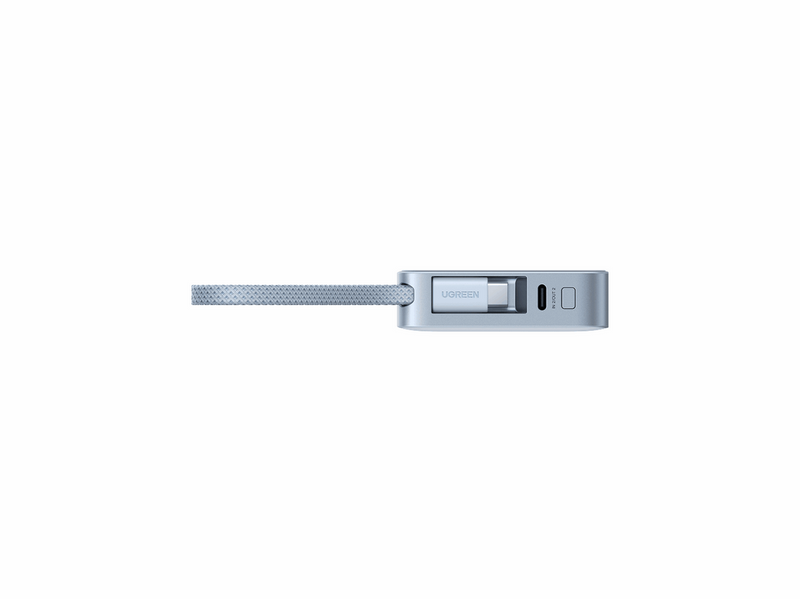 UGREEN MagFlow Qi2.2 25 W Magnetic Wireless Powerbank with Built-in Cable - 10000 mAh
