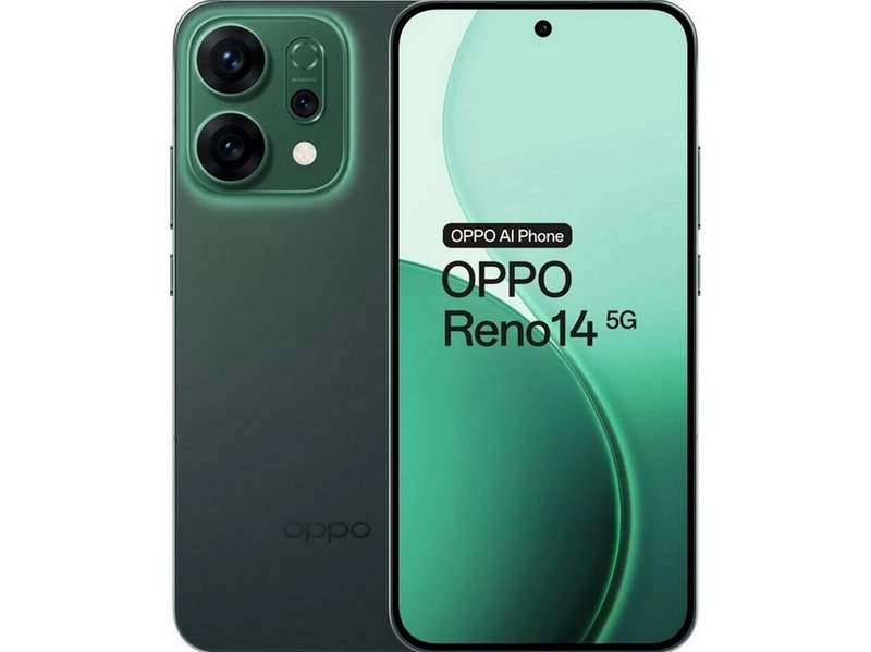 OPPO Reno14 5G 256GB/12GB - Luminous Green