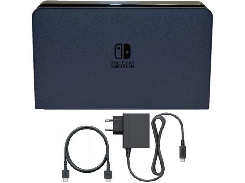 Nintendo Switch OLED Dock Set - Black - Nintendo Switch OLED