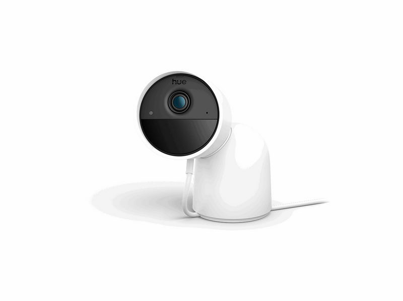Philips Hue Secure 2K wired camera with desktop stand - white