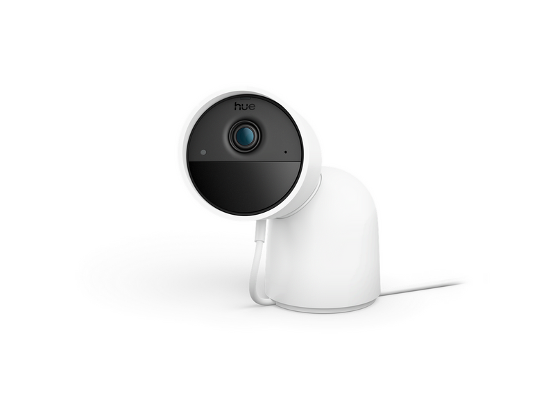 Philips Hue Secure 2K wired camera with desktop stand - white