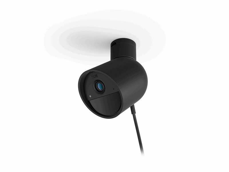 Philips Hue Secure 2K wired camera - black