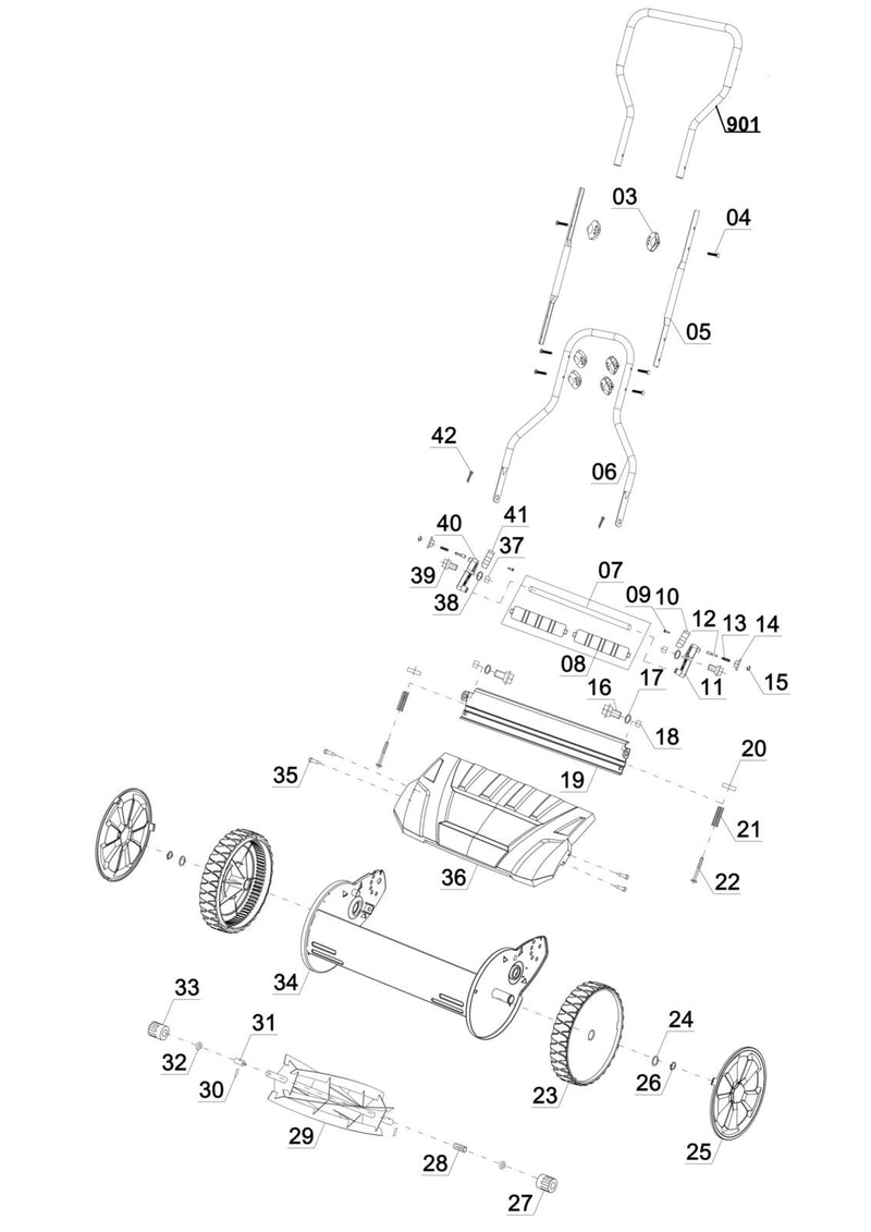 Einhell Hand-Rasenmäher GE-HM 38 S (3414165)