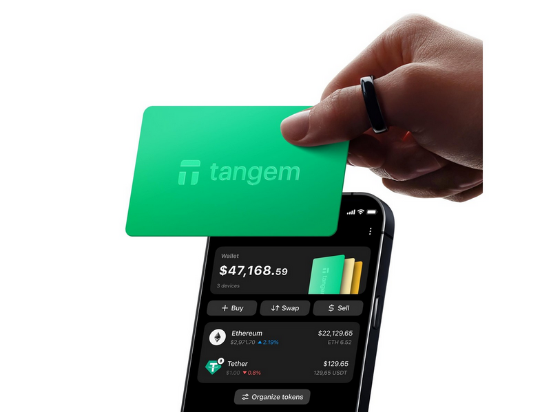 Tangem Wallet - 3-card set - Sun Drop
