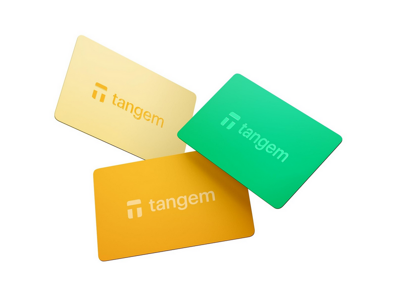 Tangem Wallet - 3-card set - Sun Drop