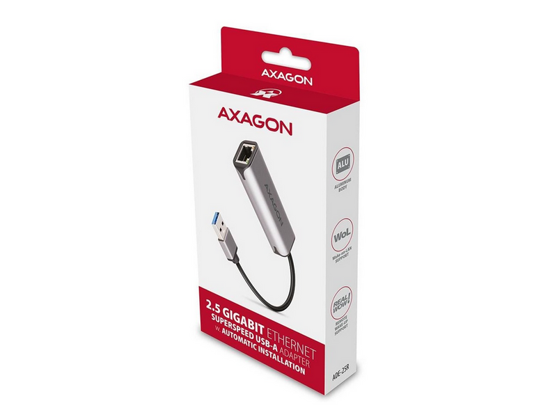 AXAGON 2.5 Gigabit Ethernet USB-A External Network Adapter