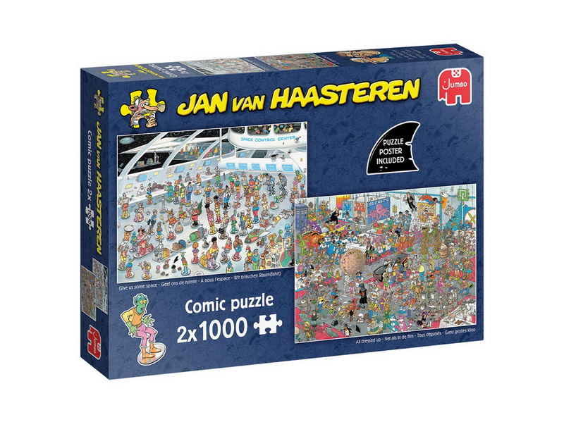 Jan van Haasteren Give us some space & All dressed up (2 × 1000)