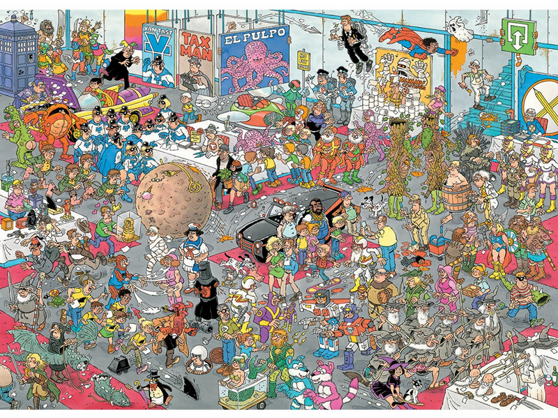 Jan van Haasteren Give us some space & All dressed up (2 × 1000)