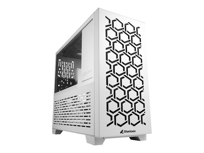 Sharkoon MS-Y1000 - microATX - Gehäuse - Tower - Weiß