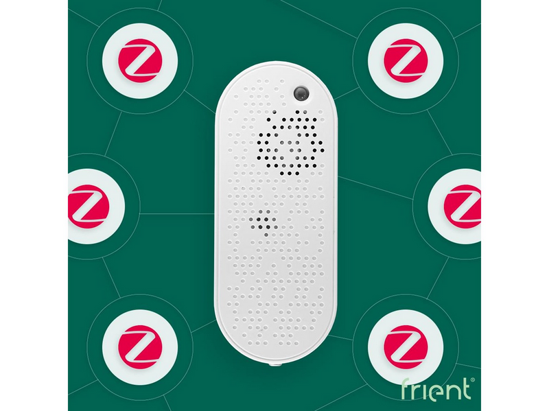 frient Zigbee Range Extender. Zigbee Signal Verstärker. Batterie Backup. Einfache Installation. Funktioniert mit SmartThings und Homey