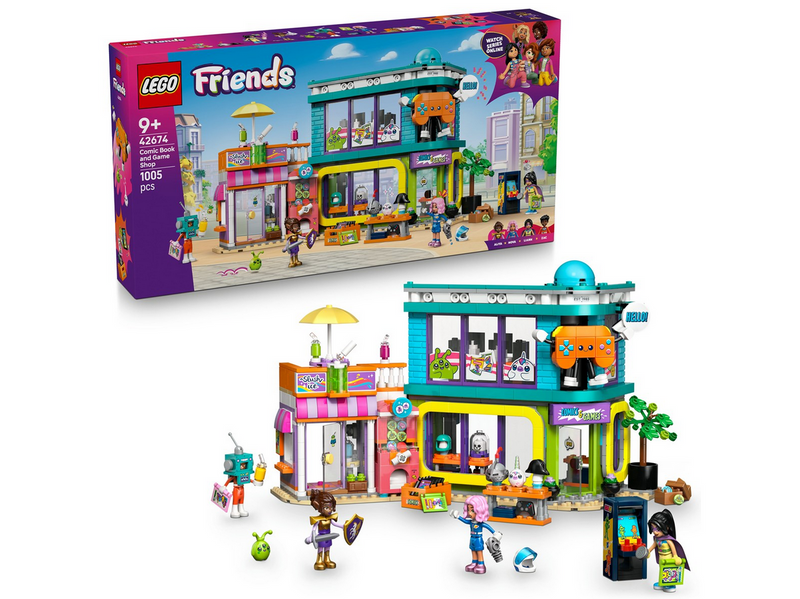 LEGO Friends 42674 Comic- und Spieleladen