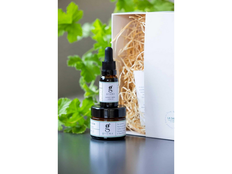 Grums The Hydra Glow Kit (face cream + face oil)