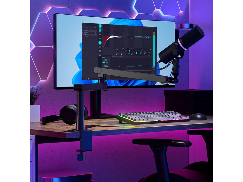 Beacn Mic Stand Low Profile - Schwarz