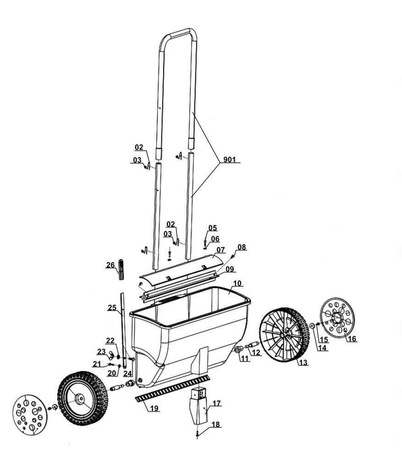 Einhell Streuwagen GC-SR 12 (3415238)