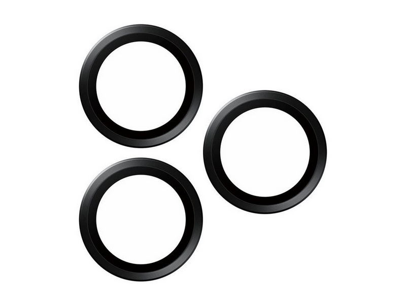 PanzerGlass Hoops® Titanium Camera Lens Protector Black iPhone 15 Pro | 15 Pro Max
