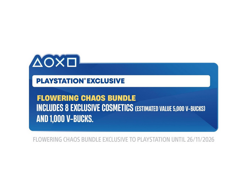 Sony PlayStation 5 Digital (Slim) - Fortnite Flowering Chaos Bundle