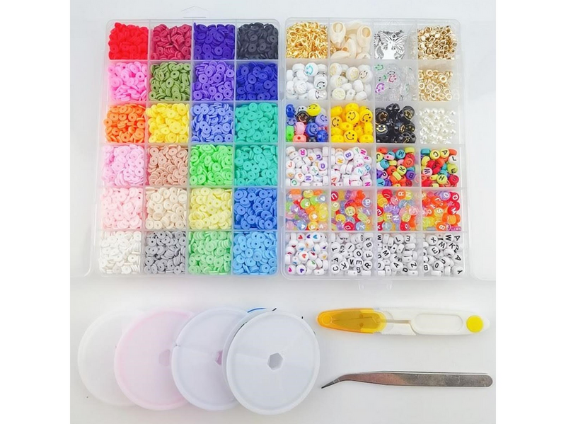 Pro Merkki Schmuckset - Heishi- & Charm-Perlen - 7000 Stk.