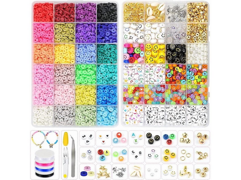 Pro Merkki Schmuckset - Heishi- & Charm-Perlen - 7000 Stk.