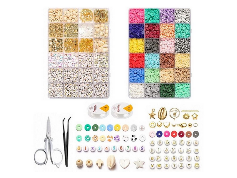 Pro Bohème Schmuckset - Heishi- & Charm-Perlen - 6000 Stk.