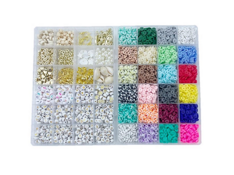 Pro Bohème Schmuckset - Heishi- & Charm-Perlen - 6000 Stk.