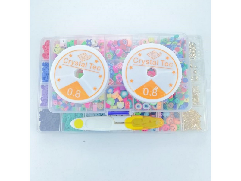 Pro Fimo Schmuckset - Heishi- & Charm-Perlen - 4500 Stk.