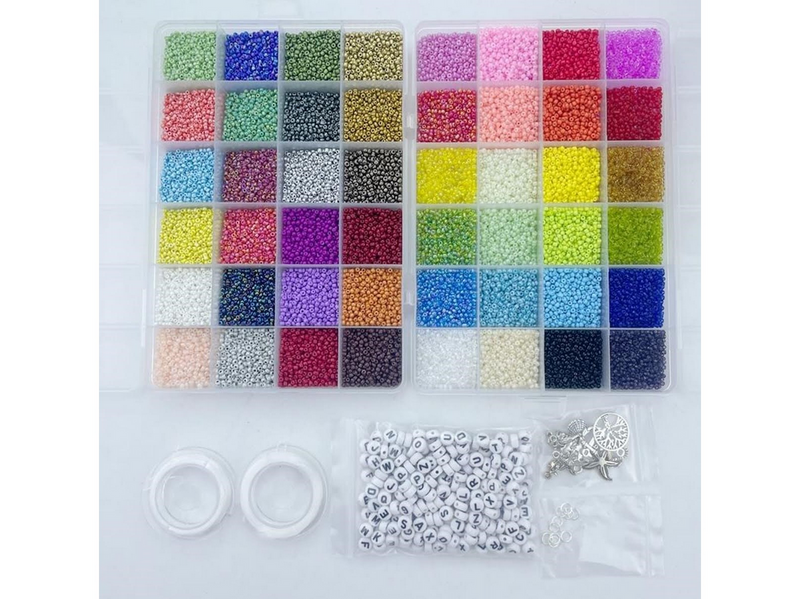 Pro Kiera Schmuckset - Rocailles-Perlen - 35000 Stk.