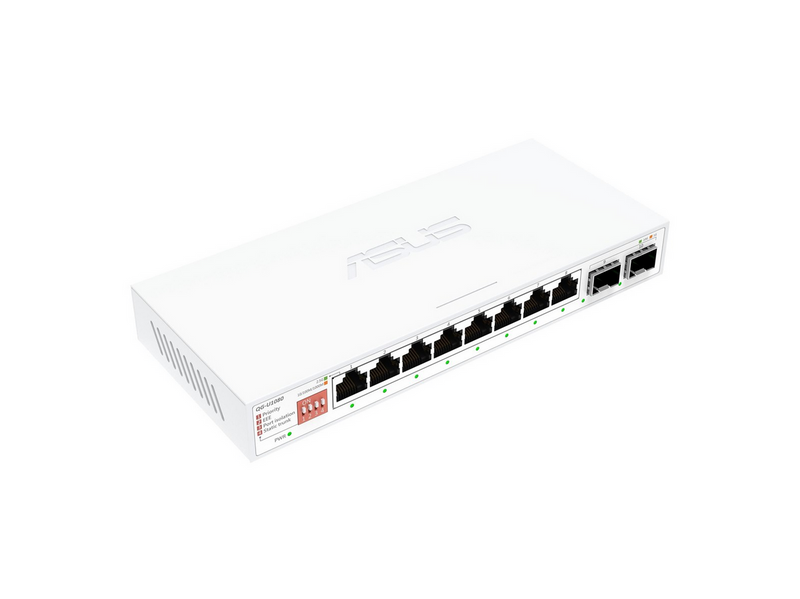 ASUS QG-U1080 8-Port 2.5G and 2-Port 10G SFP+ Unmanaged Switch