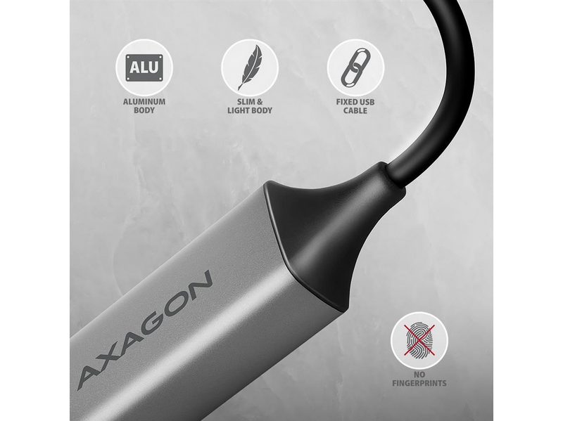 AXAGON Gigabit Ethernet Adapter USB-C+ USB-A