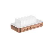 4smarts Charging station Team 100W 1x USB-A port 5x USB-C ports includes 6 cables copper