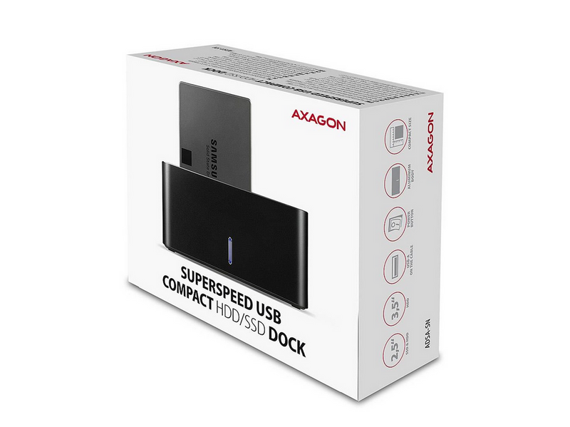 AXAGON Superspeed Compact HDD/SSD Dock
