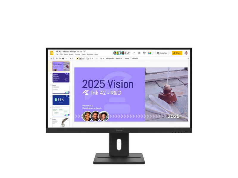 27" Lenovo ThinkVision E27Q-40 - 2560x1440 (QHD) - 100Hz - IPS
