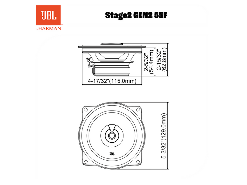 JBL STAGE2 GEN2 55F