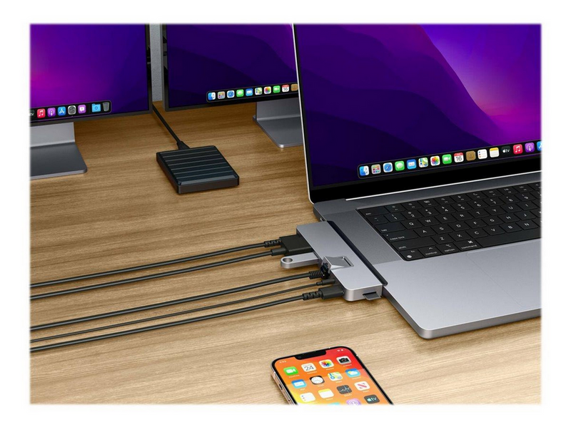 Hyper HD7-in-2 USB-C Hub for MBPro21
