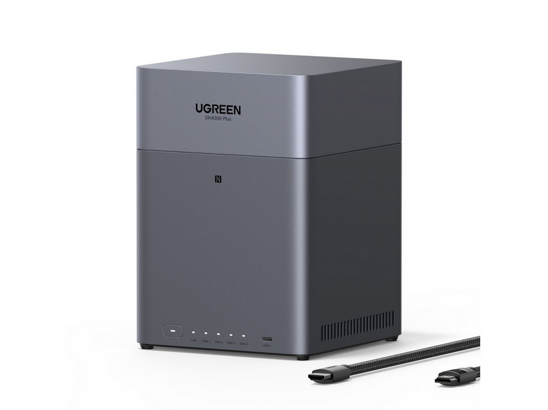 UGREEN NASync DH4300 Plus + HDMI cable - NAS Server