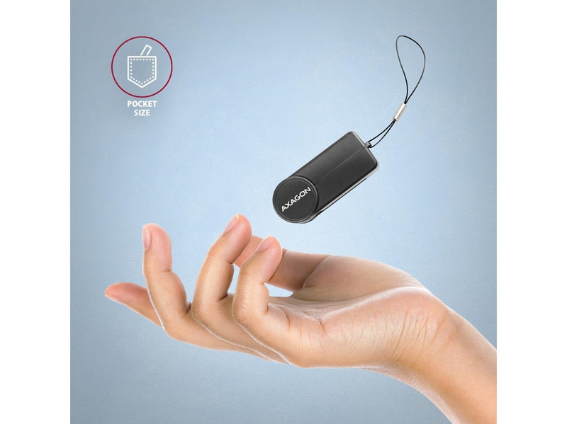 AXAGON USB-C Smart Card /ID Card PocketReader