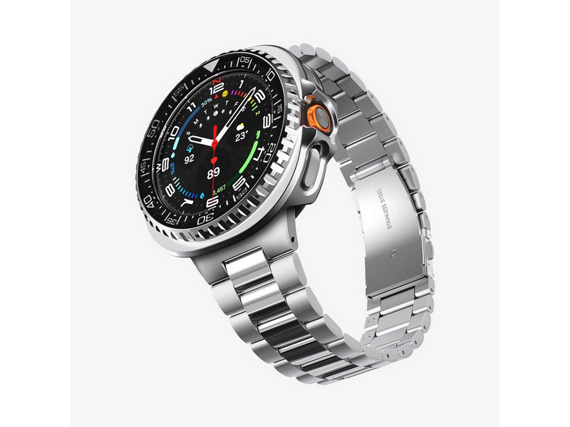 Spigen Bezel Tune Pro (Diver) - black - Samsung Galaxy Watch 8 Classic 46mm