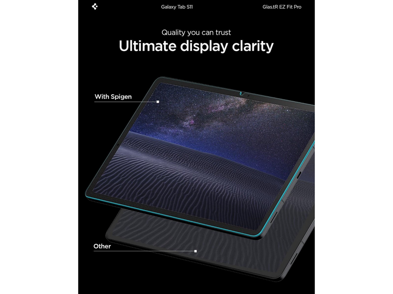 Spigen Glass tR EZ Fit Pro 1 Pack - transparency - Samsung Galaxy Tab S11