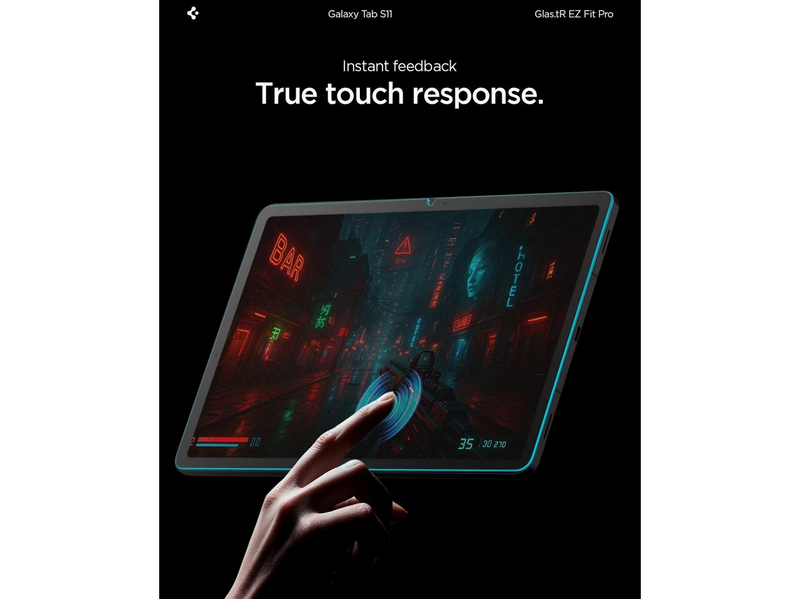 Spigen Glass tR EZ Fit Pro 1 Pack - transparency - Samsung Galaxy Tab S11