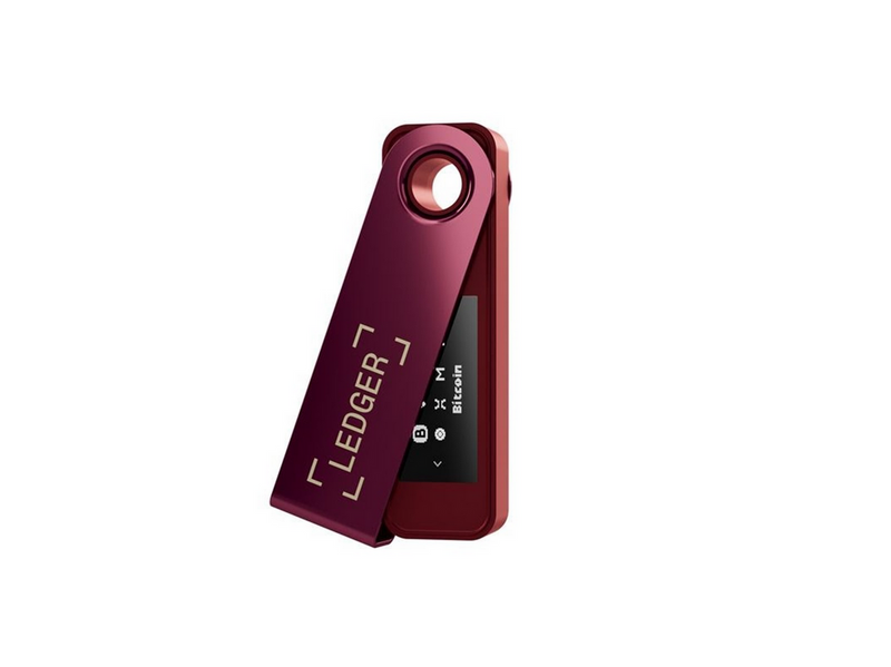 Ledger Nano S Plus Crimson Magenta Crypto Hardware Wallet