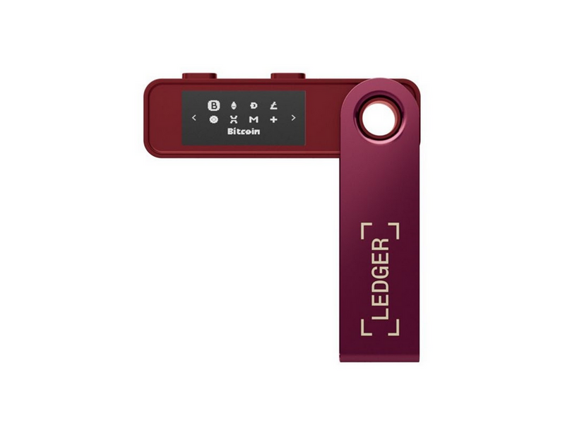 Ledger Nano S Plus Crimson Magenta Crypto Hardware Wallet