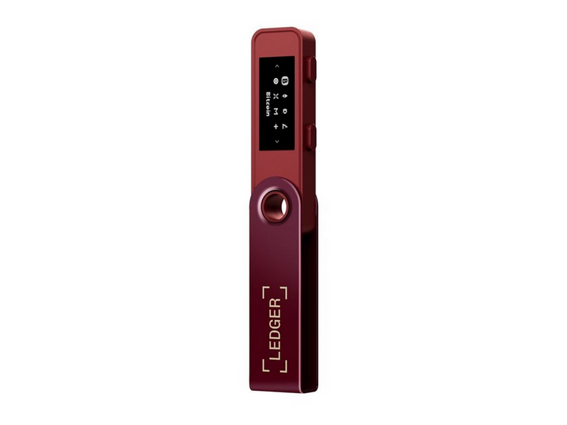 Ledger Nano S Plus Crimson Magenta Crypto Hardware Wallet