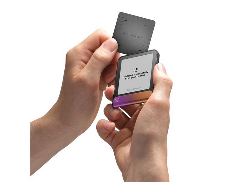Ledger Flex Ferro Fuchsia Crypto Hardware Wallet with Recovery Key