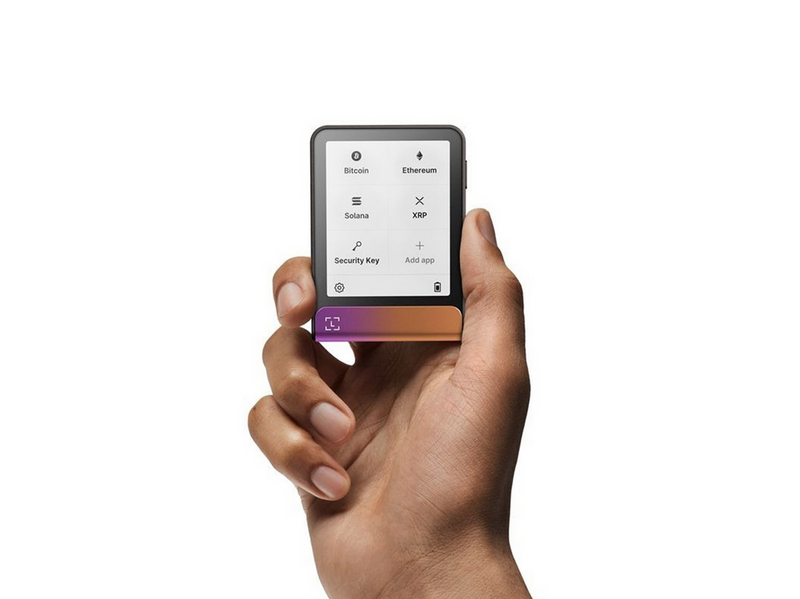 Ledger Flex Ferro Fuchsia Crypto Hardware Wallet with Recovery Key