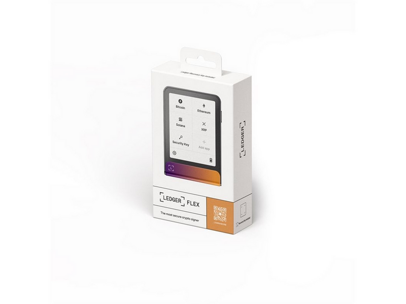 Ledger Flex Ferro Fuchsia Crypto Hardware Wallet with Recovery Key
