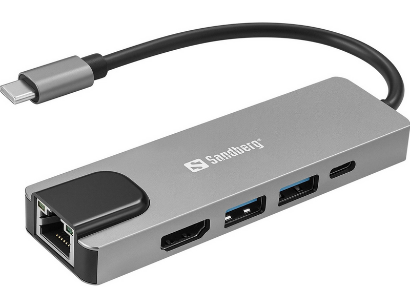 Sandberg USB-C 5-in-1 Travel Dock