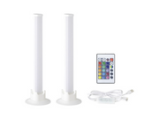 EGLO GAMER LIGHT Tischlampen-Set – Weiß, 2x3,3W RGBW + 3000K
