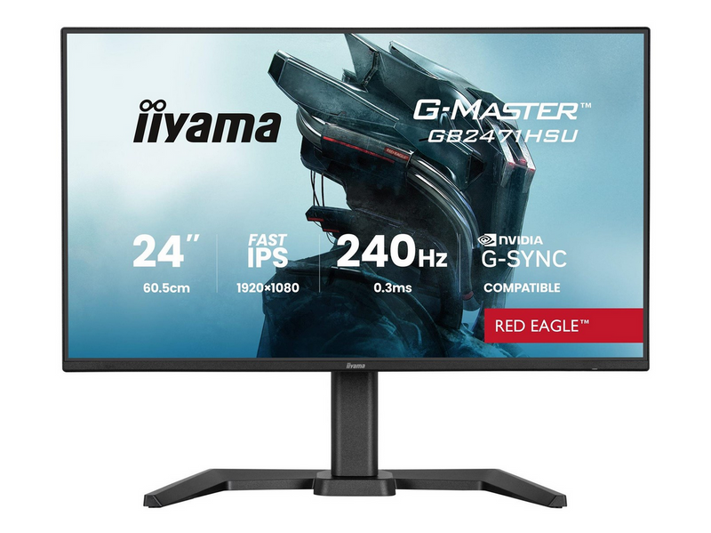 24" iiyama G-MASTER Red Eagle GB2471HSU-B1 - LED monitor - Full HD (1080p) - 24"
