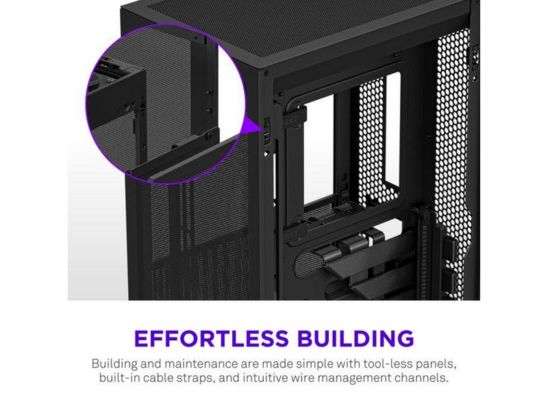 NZXT H2 Flow - Gehäuse - Minitower - Schwarz