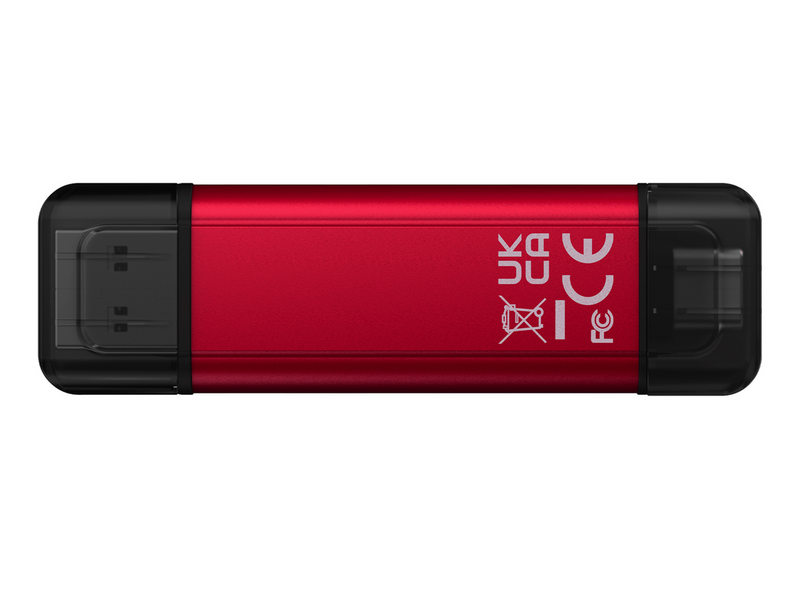 Kingston Dual Portable SSD - 1TB - Extern SSD - Schwarz - USB 3.2 Gen 2